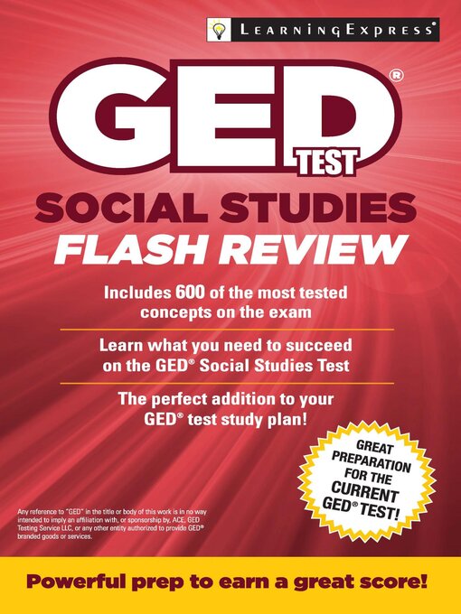 Title details for GED Test Social Studies Flash Review by LearningExpress, LLC - Available